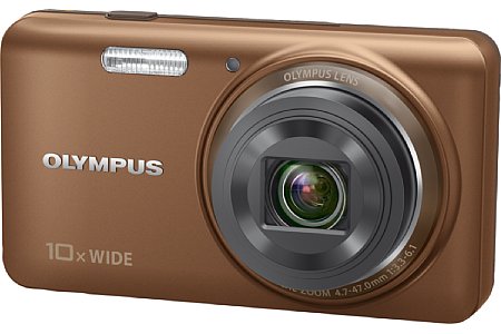 Bild Die Olympus Stylus VH-520 besitzt ein optisches Zehnfachzoom von 26 bis 260 Millimeter bezogen auf Kleinbild. Auch ein optischer Bildstabilisator fehlt nicht.