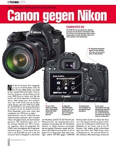 fotoMagazin&nbsp;Kamera-Vergleichstest&nbsp;Canon EOS 6D gegen Nikon D600