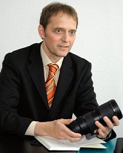 Michael Dickel, Tamron Europa PR-Manager [Foto: MediaNord]