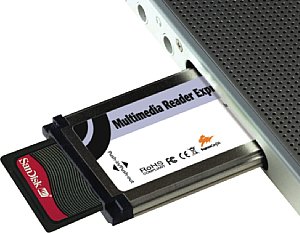21-in-1 Multimedia Memory Card Reader & Writer ExpressCard/34 von Sonnet [Foto: Sonnet Technologies]
