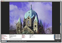 Fotostation Pro - Die Bildvorschau bietet auch alle wichtigen Metadaten auf einen Blick. [Foto: Torsten Kieslich]