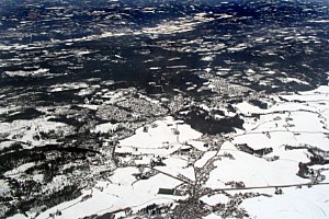 Auch im Winter bieten Luftaufnahmen faszinierende Ansichten der Erde [Foto: Juliane Wünsch]