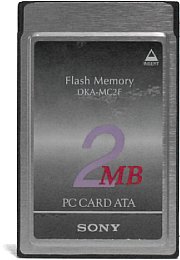ATA Flash Speicher 2 MB [Foto: Harald Schwarzer]