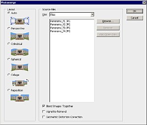 Neue Überblend-Möglichkeiten bietet der Photomerge-Dialog in Photoshop CS4 [Foto: Heico Neumeyer]