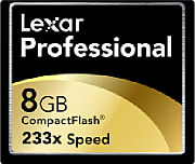 Lexar Professional CF-Karte 233x mit 8 GB [Foto: Lexar]