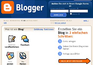 Blogger.com Startseite [Foto: MediaNord]