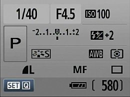 Canon EOS 500D – Infobildschirm [Foto:MediaNord]