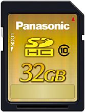 Panasonic SD-Speicherkarte Gold Class 10 32 GB [Foto:Panasonic]