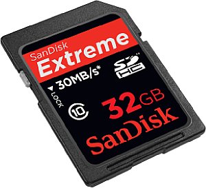 SanDisk Extreme SDHC 32 GB  [Foto: SanDisk]