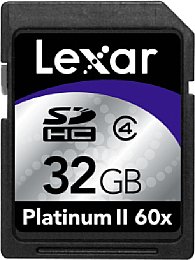 Lexar Platinum SDHC-Karte 32 GB [Foto: Lexar]