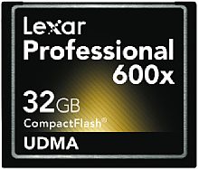 Lexar Professional 600x-32GB CompactFlash-Card [Foto: Lexar]