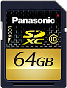 Panasonic SDXC-Speicherkarte 64 GB [Foto: Panasonic]
