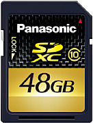 Panasonic SDXC-Speicherkarte 48 GB [Foto: Panasonic]