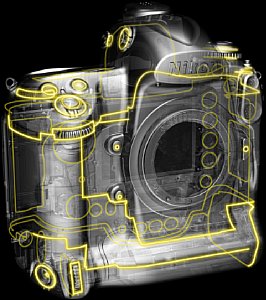 Nikon D3S Abdichtung [Foto: MediaNord]
