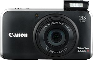 Canon 
PowerShot SX210 IS Schwarz [Foto: MediaNord]