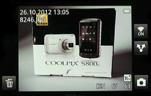 Nikon Coolpix S800c – Bildwiedergabe [Foto: MediaNord]