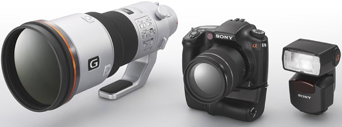 Neue Sony-Alpha-Produkte: 500mm F4G, fortschrittliches SLT-Modell und neuer Blitz [Foto: Sony]