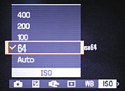 Sony DSC-T7 ISO Eistellung [Foto: MediaNord]