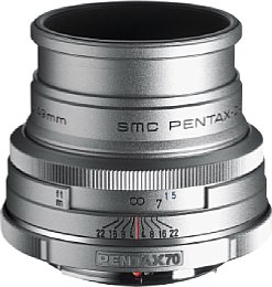 Pentax smc DA 70 mm F2.4 Limited silber [Foto: Pentax]