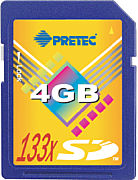 Pretec 4GByte SD-Karte [Foto: Pretec]