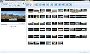 Windows Movie Maker 11 – Arbeitsfläche [Foto: MediaNord]