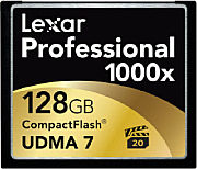 Lexar CF Professional 1000x 128 GByte UDMA7 [Foto: Lexar]
