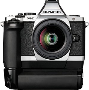 Olympus OM-D E-M5 mit HLD-6 Batteriegriff [Foto: Olympus]