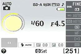 Nikon D3200 – Infobildschirm [Foto: MediaNord]
