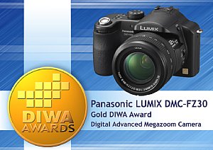 DIWA Award für Panasonic Lumix DMC-FZ30 [Foto: DIWA]