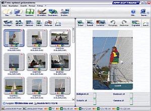 HPH-Software – Fotos optimal präsentieren Arbeitsfläche [Screenshot: MediaNord]