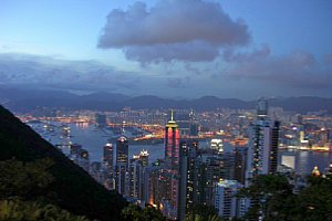 Skyline von Hong Kong [Foto: Wilfried Bittner]