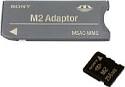 Sony Ericsson K800i – MemoryStick M2 Größenvergleich [Foto: MediaNord]