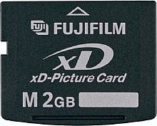 FujiFilm xD Picture Card 2GByte Karte [Foto:FujiFilm]