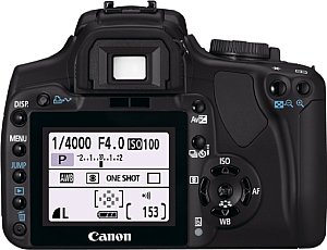 Canon EOS 400D Rückansicht [Foto: Canon]