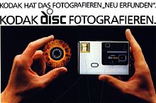 Anzeige für Kodak Disc Kamera [Foto:Kodak]