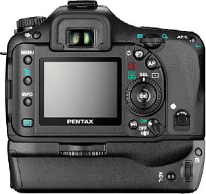 Pentax K10D mit Batteriegriff [Foto: Pentax]