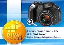 Canon Powershot S3 IS [Foto: DIWA]