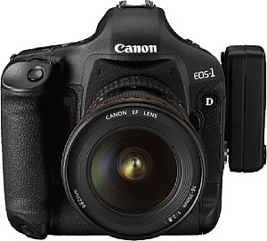 Canon EOS-1D Mark III mit WLAN/WiFi-Sendeeinheit WFT-E2(A) [Foto: Canon Deutschland]