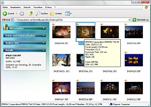 idFox RAW Shell Extender Windows Explorer Plugin [Foto: Benjamin Kirchheim]