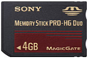 Sony Memory Stick PRO-HG Duo 4 GB [Foto: Sony]