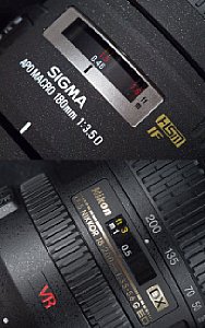 Bild 5: Sigma und Nikkor an der Nikon D200 [Foto: Wilfried Bittner]