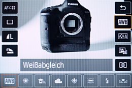 Canon EOS 650D – Schnellmenü [Foto: MediaNord]