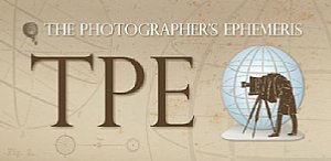 The Photographer's Ephemeris (TPE) Logo [Foto: Crookneck Consulting LLC]