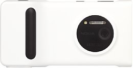 Nokia Lumia 1020 in Weiß mit Kameragriff [Foto: MediaNord]