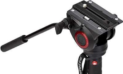 Manfrotto MVMPRO500 Fluid-Video-Monopod mit 500 Videoneiger. [Foto: Manfrotto]
