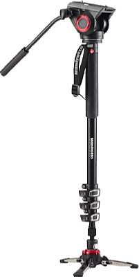 Manfrotto MVMPRO500 Fluid-Video-Monopod mit 500 Videoneiger. [Foto: Manfrotto]
