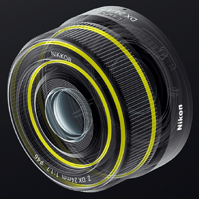 Bild Das Nikon Z 24 mm F1.7 DX besitzt Dichtungen zum Schutz vor Spritzwasser und Staub. Das Bajonett besteht allerdings aus Kunststoff und lässt eine Dichtung vermissen. [Foto: Nikon]