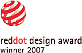 Logo red dot design award winner 2007 [Foto: Design Zentrum Nordrhein Westfalen]