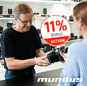 Upgrade gefällig? Jetzt die 11 % Bonus Aktion bei Foto Mundus nutzen. [Foto: Foto Mundus]