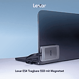 Lexar ES4 Tragbare SSD mit Magnet-Set. [Foto: Lexar]